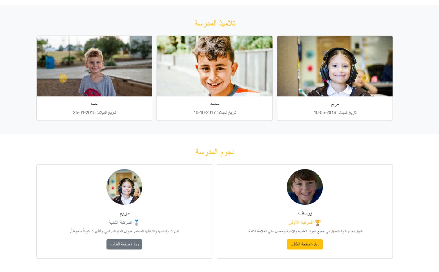 واجهة متجر إلكتروني