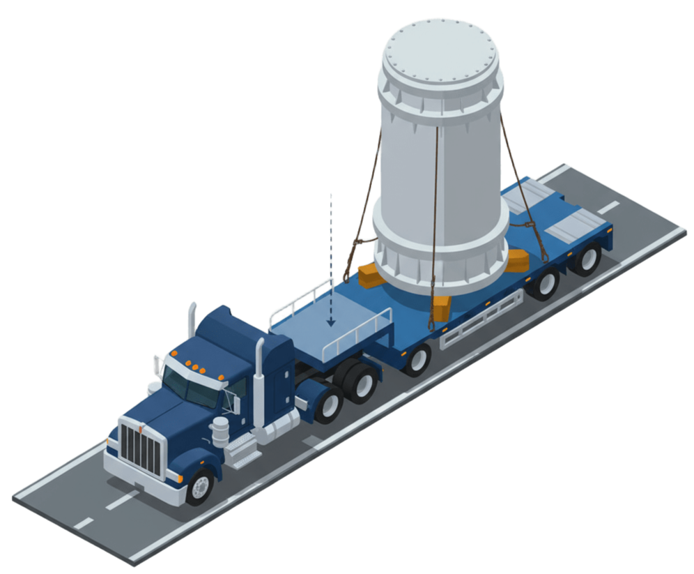 نقل الأحمال المرتفعة جدًا