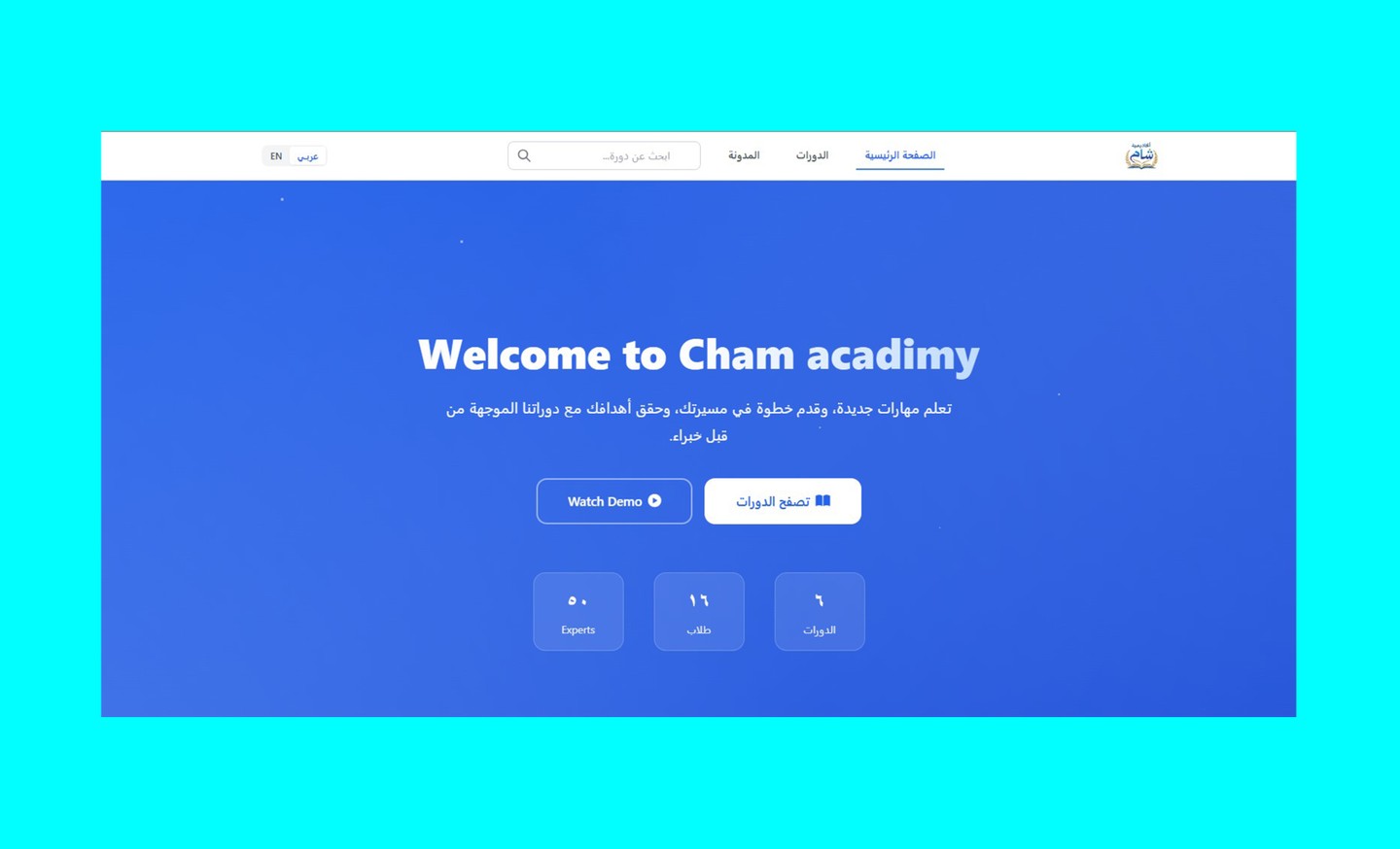 لوحة تحكم SaaS